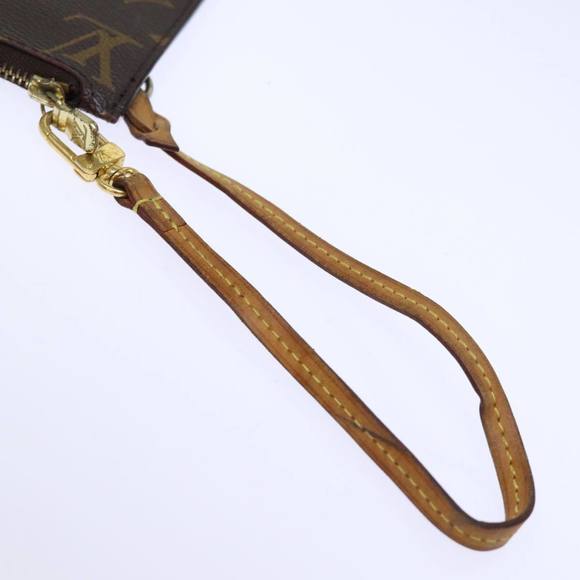 LOUIS VUITTON Monogram Neverfull PM Pouch LV Auth 72141 - Picture 9 of 16